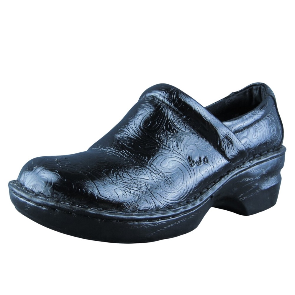 Born Concept  Women Clog Shoes Black Synthetic Slip On‎ Size 7.5 Medium